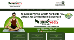 Desktop Screenshot of naturoveda.com
